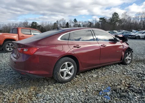 2016 Chevrolet Malibu Ls из США, поврежденный, VIN 1G1ZB5STXGF302904